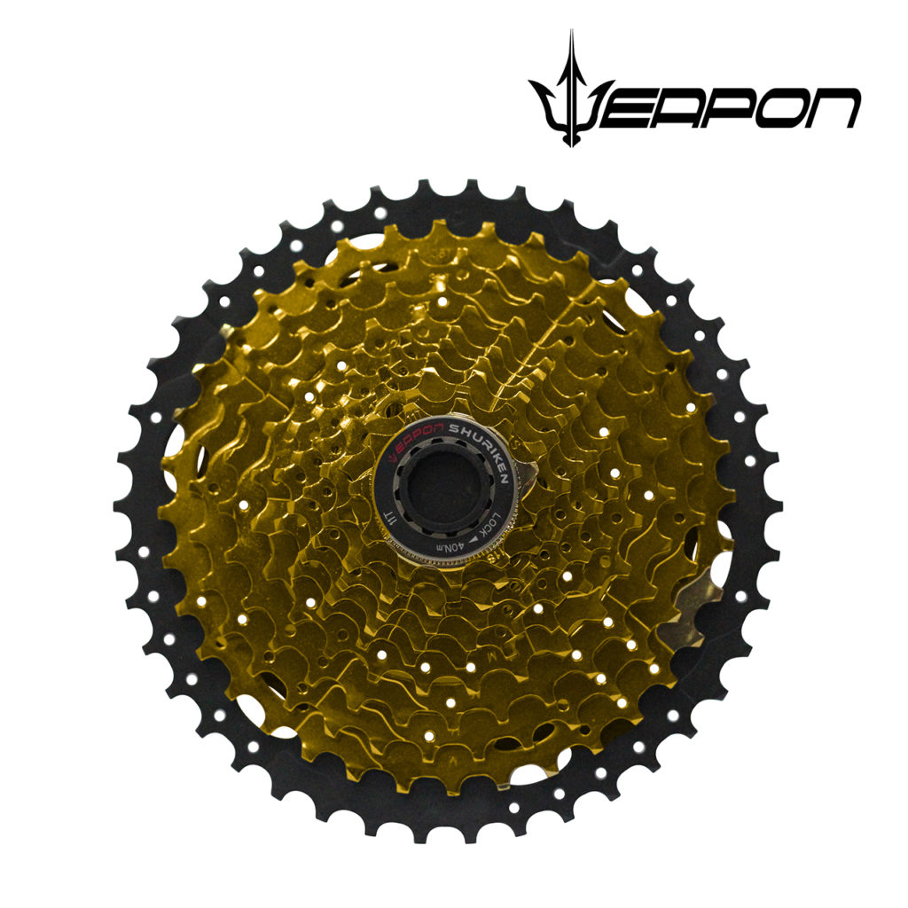 Weapon Cassette - 11 speed - Gold