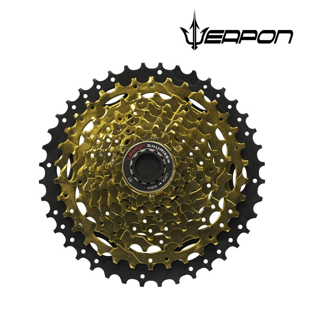 Weapon Cassette - 9 speed 11-36T - Gold